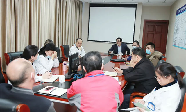 医院领导与后勤、机关座谈