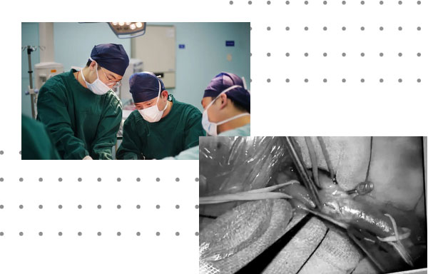 张琪博士在为患者手术