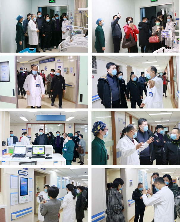 到医院重点区域参观